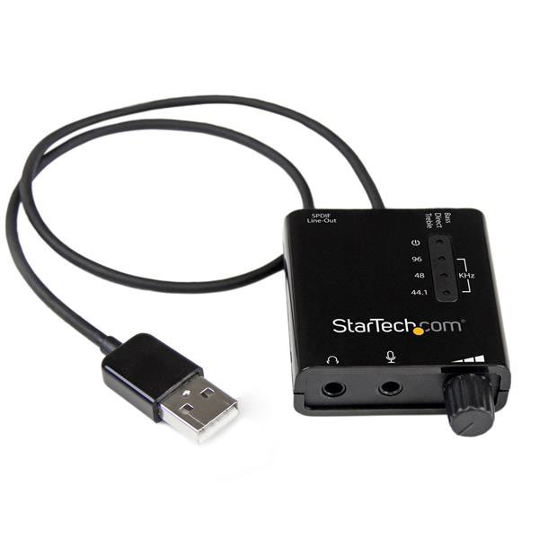 StarTech USB avec Numérique SPDIF + Micro - ICUSBAUDIO2D - Carte son - 0