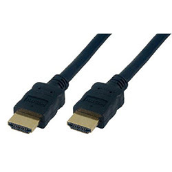Câble 2.0 HDMI Highspeed + Ethernet mâle/mâle - 1m