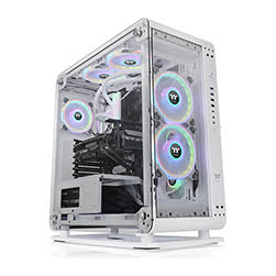 Grosbill Boîtier PC Thermaltake Core P6 TG Snow White - MT/Sans Alim/ATX