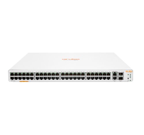 Grosbill Switch HP Aruba Instant On 1960 48G 2XGT 2SFP+ - 48 (ports)/10/100/1000/Sans POE/Empilable/Manageable/Cloud