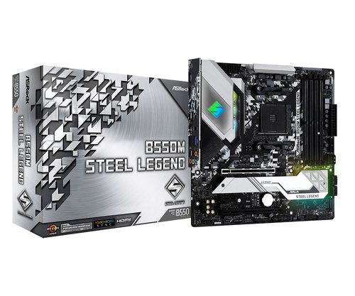 ASRock B550M Steel Legend Micro-ATX  - Carte mère ASRock - 0