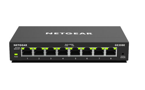 Switch Netgear GS308E - 8 ports 10/100/1000 - grosbill-pro.com - 0