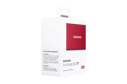 Samsung T7 500 GB RED - Achat / Vente sur grosbill-pro.com - 9