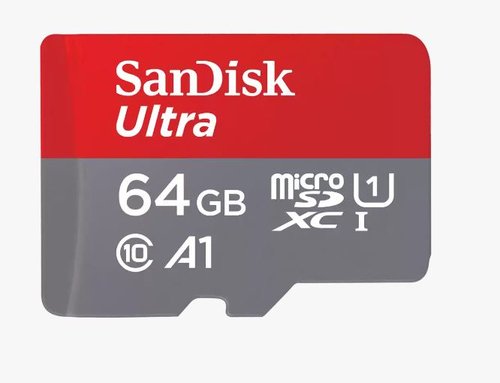 Grosbill Carte mémoire Sandisk 64GB Ultra microSDXC 140MB/s+SD Adapter