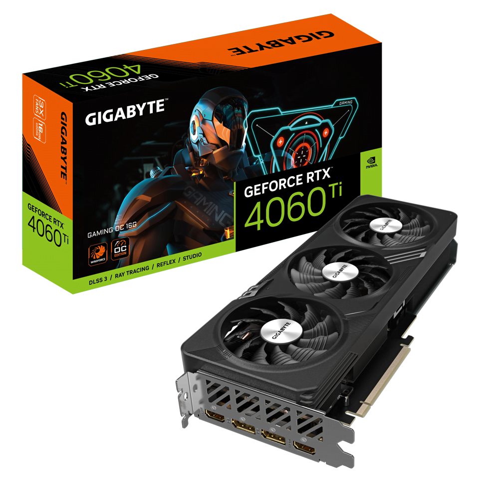 Grosbill Carte graphique Gigabyte GeForce RTX 4060 Ti 16GB Gaming OC 