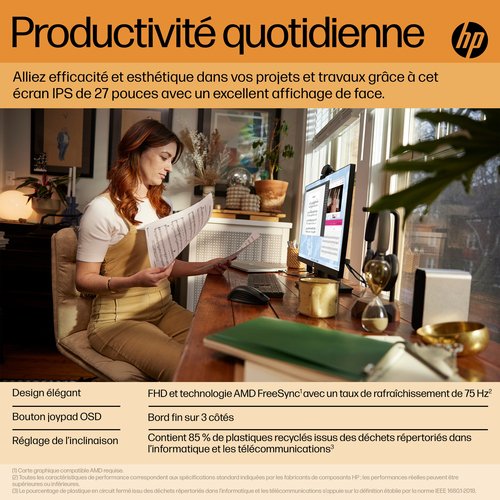 HP V27i G5 FHD Mon - Achat / Vente sur grosbill-pro.com - 7