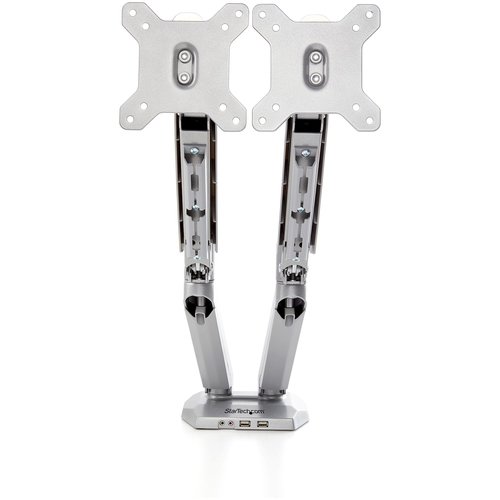 Desk Mount Dual Monitor Arm w/USB/Audio - Achat / Vente sur grosbill-pro.com - 7