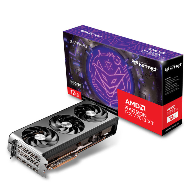 Sapphire Nitro+ Radeon RX 7700 XT GAMING OC 12GB - Carte graphique - 2