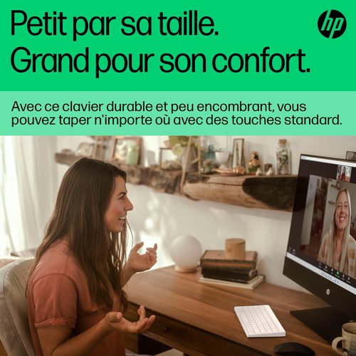 HP 350 WHT Compact Multi-Device KBD - Achat / Vente sur grosbill-pro.com - 16