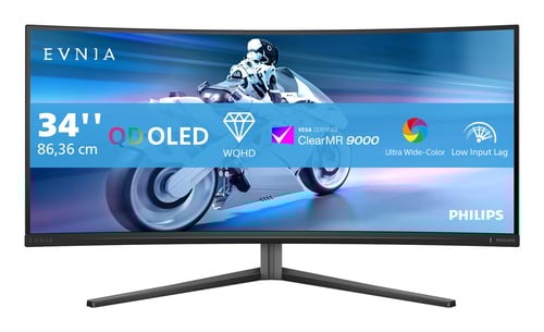 Evnia 34" CURVE QD-OLED WQHD 175Hz/0,03ms/Ambiglow