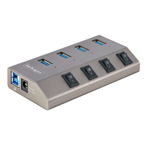 4-PORT SELF-POWERED USB-C HUB - Achat / Vente sur grosbill-pro.com - 0