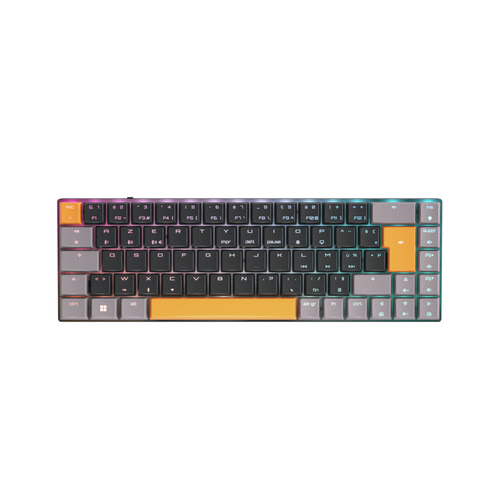 Grosbill Clavier PC Cherry MX-LP 2.1 Compact - Noir/RGB/MX/Sans Fil