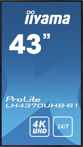 Iiyama LH4370UHB-B1 (LH4370UHB-B1) - Achat / Vente Affichage dynamique sur grosbill-pro.com - 0