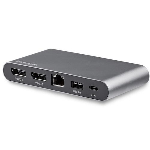 USB C Multiport Adapter Dual DP-PD - Achat / Vente sur grosbill-pro.com - 0