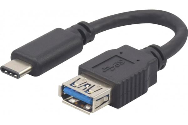 Adaptateur USB A mâle / USB C femelle, Cordons