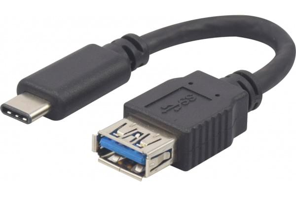 adaptateur USB 3.0 Femelle - USB C Male - Connectique PC - 0