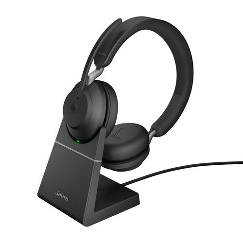 Grosbill Micro-casque Jabra Jabra Evolve2 65 HS+Stand MS Stereo Blck