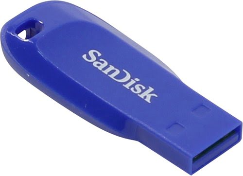 Grosbill Clé USB Sandisk Cruzer Blade 32GB Electric Blue