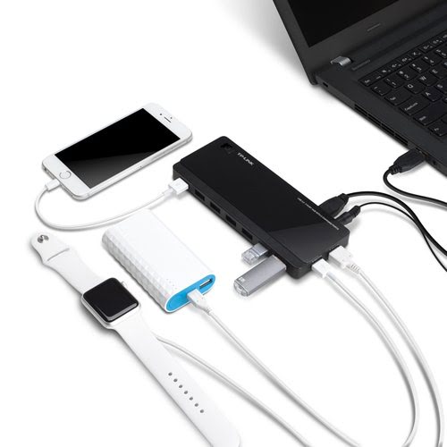 USB 3.0 7-Port Hub 2 Charging Ports - Achat / Vente sur grosbill-pro.com - 2