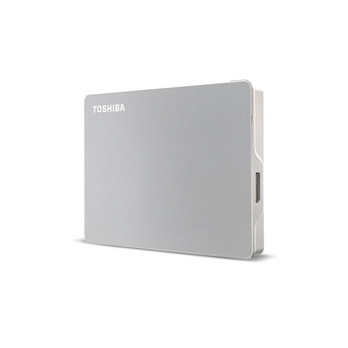 Disque dur externe Toshiba Canvio FLEX 1To Silver USB-A et USB-C - Disque  dur externe - Achat moins cher