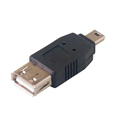  Adaptateur Mini USB B Mâle - USB A Femelle