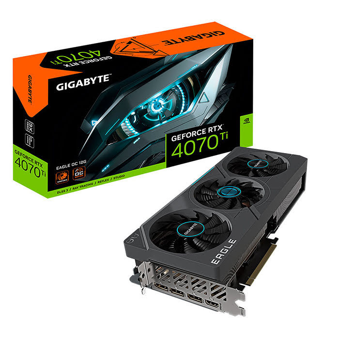 Gigabyte GeForce RTX 4070 Ti EAGLE OC 12G - Carte graphique - 0