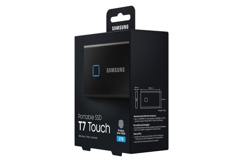 Samsung T7 Touch 2To Black (MU-PC2T0K/WW) - Achat / Vente Disque SSD externe sur grosbill-pro.com - 16