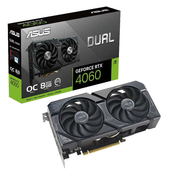 Asus GeForce RTX 4060 DUAL O8G  - Carte graphique Asus - 0