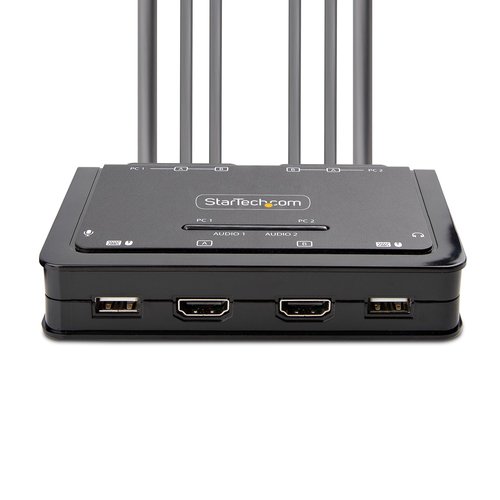 2-PORT COMPACT 4K KVM SWITCH - - Achat / Vente sur grosbill-pro.com - 2