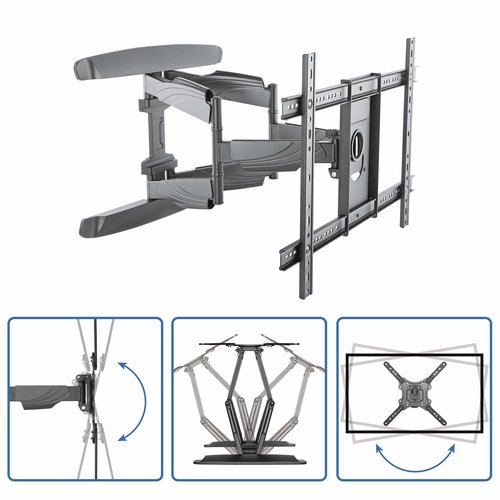 Flat Screen TV Wall Mount - Steel - Achat / Vente sur grosbill-pro.com - 2