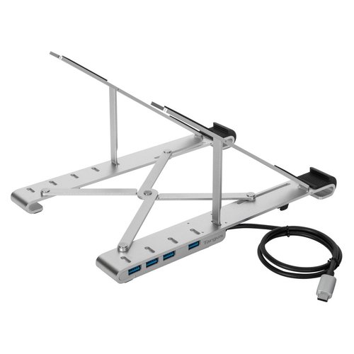 Targus Portable Stand+USB-A Hub Silver - Achat / Vente sur grosbill-pro.com - 5