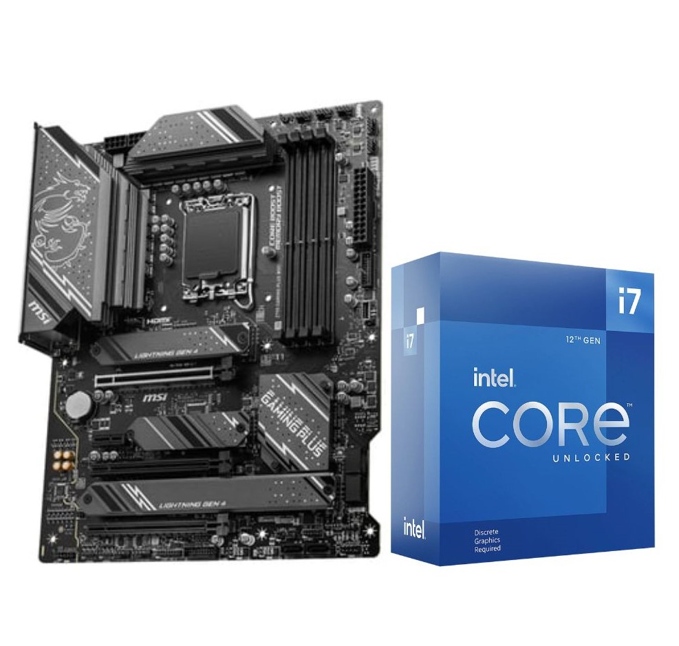 Bundle Z790 GAMING PLUS WIFI + Core i7-12700KF - grosbill-pro.com - 0