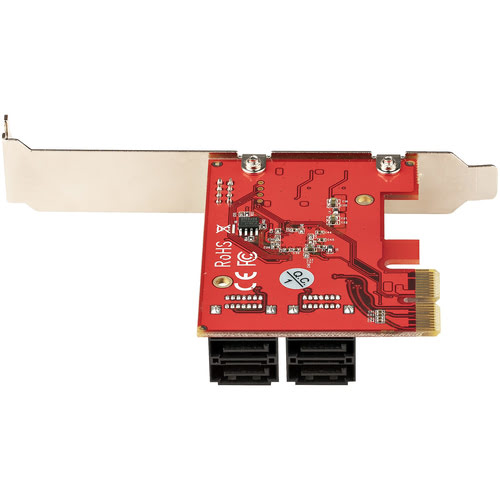 PCI-E - 4 Ports SATA - Carte contrôleur StarTech - grosbill-pro.com - 4