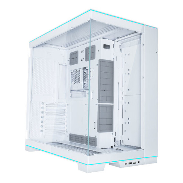 Grosbill Boîtier PC Lian-Li O11D EVO RGB Mid-Tower/ verre trempé - Blanc 