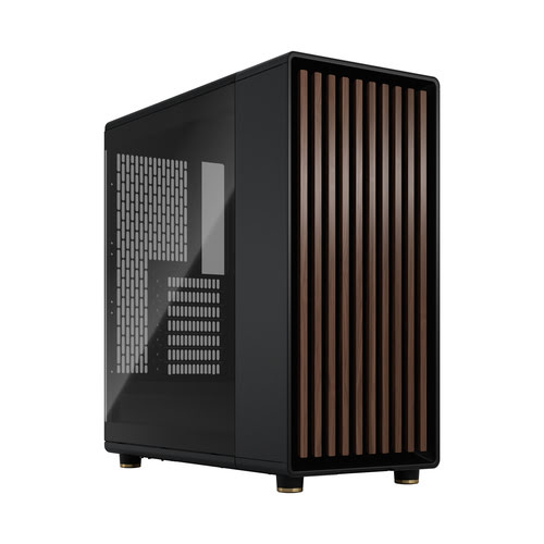 Grosbill Boîtier PC Fractal Design North Charcoal TG Black - MT/Sans Alim/ATX