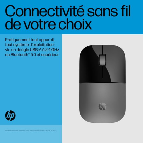 HP Z3700 Dual SLV Wireless Mouse EMEA-IN - Achat / Vente sur grosbill-pro.com - 7