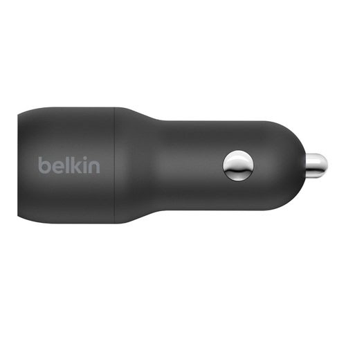 Dual USB-A Car Charger w/1M PVC A-LTG - Achat / Vente sur grosbill-pro.com - 1