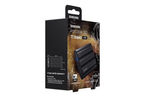 Samsung T7 SHIELD 4To Black (MU-PE4T0S/EU) - Achat / Vente Disque SSD externe sur grosbill-pro.com - 9