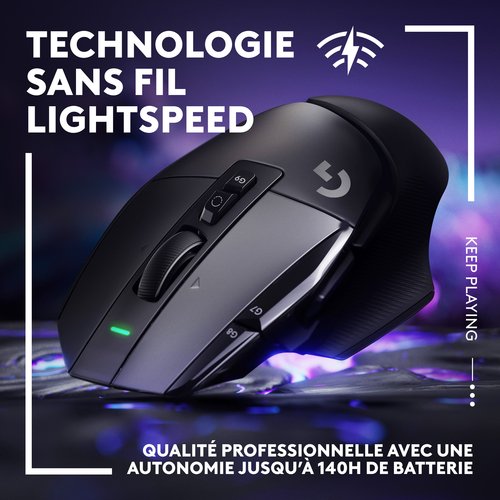 Logitech G502 X LIGHTSPEED BLACK - Souris PC Logitech - 9