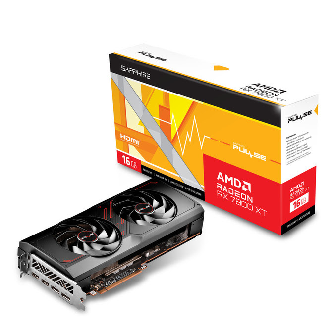 Sapphire Pulse Radeon RX 7800 XT GAMING 16GB - Carte graphique - 2