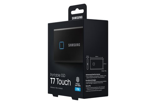 Samsung T7 Touch 1To Black (MU-PC1T0K/WW) - Achat / Vente Disque SSD externe sur grosbill-pro.com - 16
