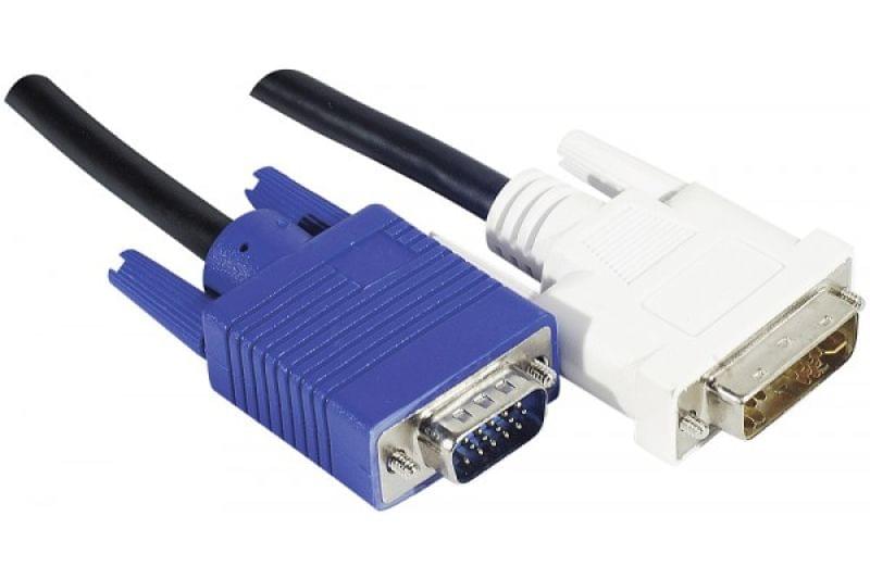 Câble DVI Male vers VGA - 1.8m - Connectique PC - grosbill-pro.com - 0