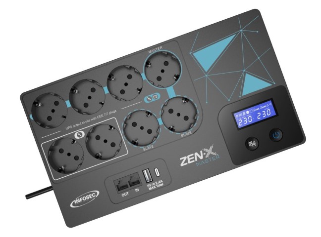 Zen-X Master 600 FR/SCHUKO - 600VA 8 prises