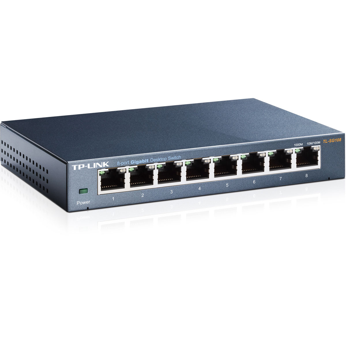 Switch TP-Link 8 ports 10/100/1000 - TL-SG108 - grosbill-pro.com - 1