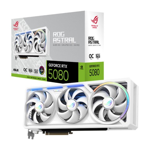 ROG Astral GeForce RTX 5080 16GB OC Edition WHITE