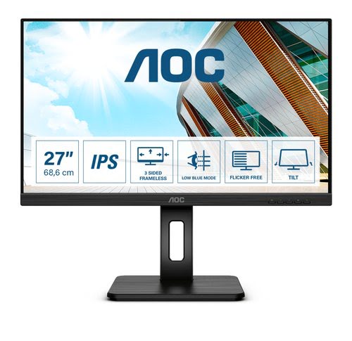 AOC Pro Q27P2Q 27" QHD 16:9 IPS 75Hz - Achat / Vente sur grosbill-pro.com - 0