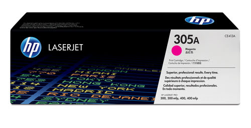 Toner 305A Magenta CE413A pour imprimante  HP - 0