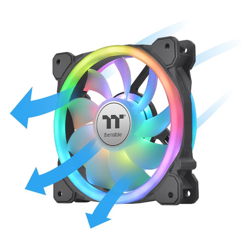 Thermaltake Swafan 12 RGB Premium Edition 3 pack - Ventilateur boîtier - 2