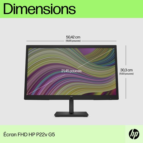 HP P22v G5 FHD Monitor - Achat / Vente sur grosbill-pro.com - 4