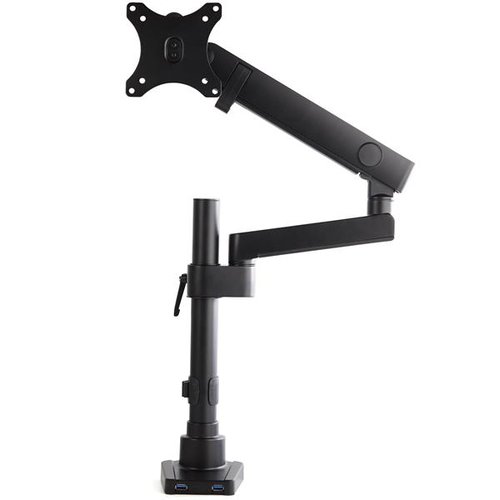 Desk Mount Monitor Arm w/USB - 34in LCD - Achat / Vente sur grosbill-pro.com - 2
